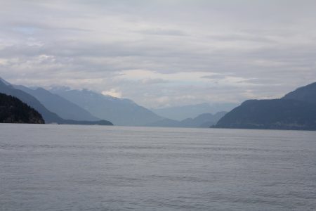 Coastline North up Howe Sound